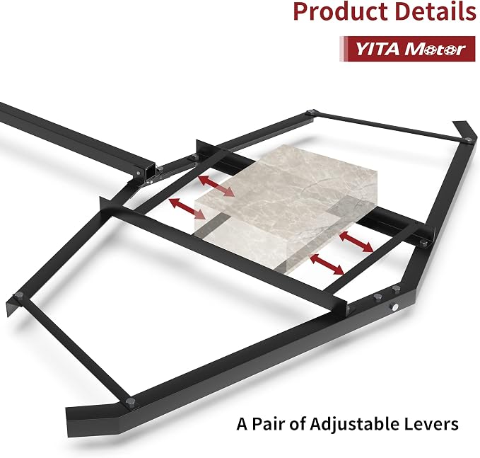 YITAMOTOR Driveway 66" Drag Grader Harrow Driveway Drag Grader for ATVs, UTVs, Garden Lawn Tractors