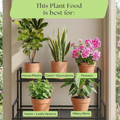 Rosy Soil Plant Food, Organic Fertilizer for Indoor Plants, 4 Quarts | Microbially Active Organic Indoor Plant Food, with Biochar, Kelp, Worm Castings, For Houseplants, Herbs & Flowers