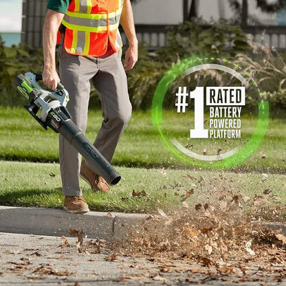 LB5302 3-Speed Turbo 56-Volt 530 CFM Cordless Leaf Blower + Gutter Cleaning Attachment Kit