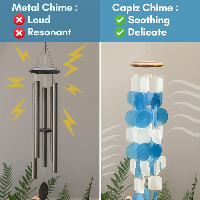 Solange & Frances Spring Decor Wind Chimes for Outside. Garden Decor Wind Chimes. Unique Windchimes Birthday Gifts for Women, Gifts for Mom, and Gift for Men Ideas