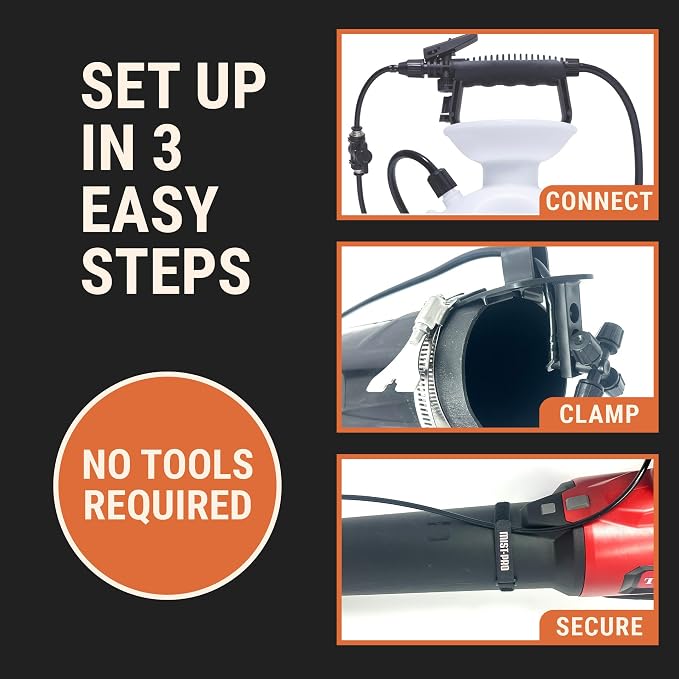 Pesticide Sprayer - Insecticide and Mosquito Mister System - Pest Control System for Fleas, Ticks, and Mosquitos - Mist-PRO Universal Adapter Kit