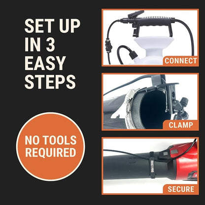 Pesticide Sprayer - Insecticide and Mosquito Mister System - Pest Control System for Fleas, Ticks, and Mosquitos - Mist-PRO Universal Adapter Kit
