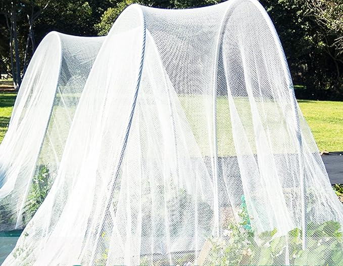 Garden Netting, Barrier Netting Plant Cover for Thicken Mosquito Garden Mesh Net Covers for Protect Plant Vegetable Fruits Flower（10x50 ft）