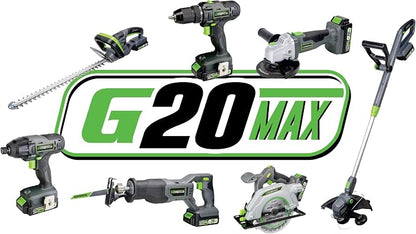 Genesis Cordless Leaf Blower 20V G20MAX Sweeper with Battery and Charger (GLGBS20B)