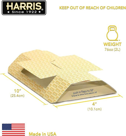 Harris Spider Glue Traps, Pesticide Free (2-Pack), Kills Brown Recluse, Hobo Spider, Black Widow and More