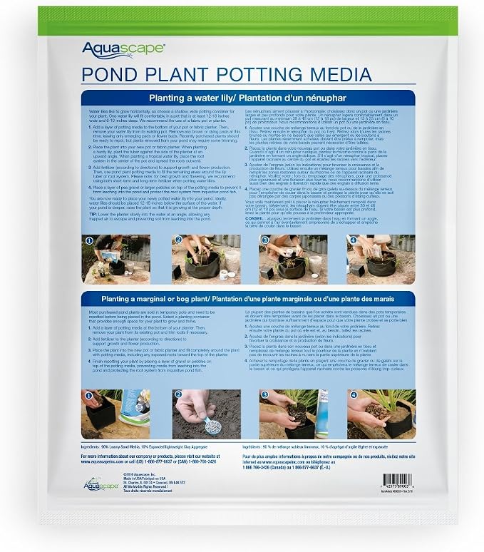 Aquascape Pond Aquatic Plant Potting Media and Plant Pots Bundle | 89003 + 98500