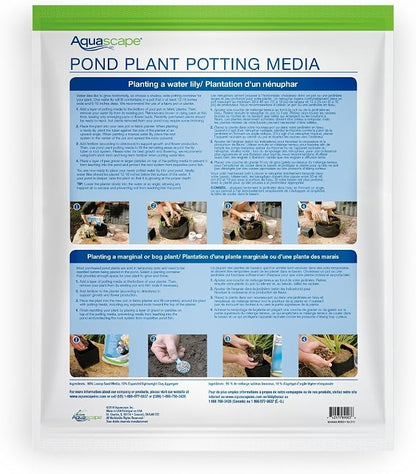 Aquascape Pond Aquatic Plant Potting Media and Plant Pots Bundle | 89003 + 98500