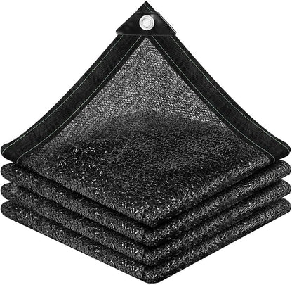 vensovo 50% Sunblock Shade Cloth Net Black Resistant - 10x25 Ft Garden Shade Mesh for Plant Cover, Greenhouse, Chicken Coop, Kennels, Tomatoes Plants