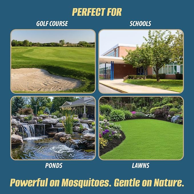Mosquito Barrier Liquid Garlic Mosquito Repellent Concentrate, 32 fl oz – Professional Outdoor Treatment for Lawns, Landscapes & Perimeter Areas – Yard & Home Mosquito Protection