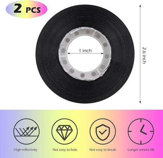Ruolan Bird Scare Tape Ribbon(700FT) Reflective Tape Keep Birds Away Outdoor,Double Side Bird Flash Tape, Scare Geese, Pigeon, Duck, Woodpecker