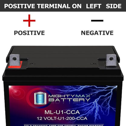 Mighty Max Battery ML-U1 12V 200CCA Battery for Craftsman 25780 Lawn Tractor and Mower