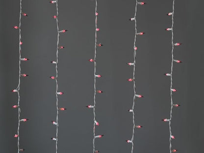 Brite Star 100 Count Mini String Christmas Lights, Purple - 22 feet Indoor/Outdoor Christmas Tree Lights with White Wire (Set of 2)