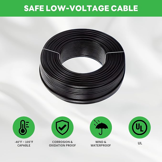 Landscape Light Kit, 6 Pack 3CCT Selectable Spot Light and 100W Low Voltage Transformer and 100FT Cable and 30 Wire Connectors, Aluminum ORB Waterproof LED Uplight for Garden Flag Wall