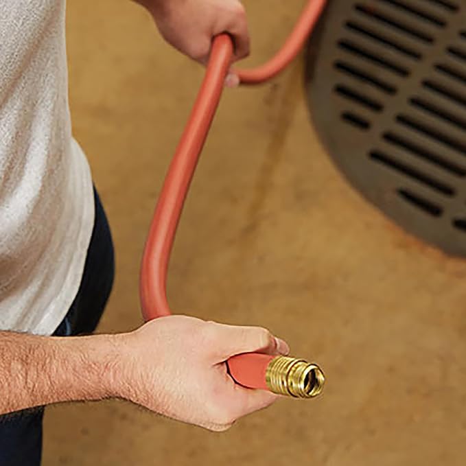 Gilmour Pro Commercial 3/4" x 50' Heavy Duty Water Hose, Durable and Kink Resistant 50 ft Garden Hose | 400 PSI Heavy Duty Commercial Hose, Kink Resistant, Brass Fittings, Made in USA