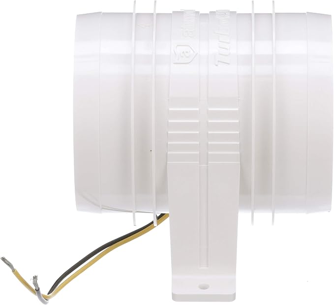 Attwood Turbo 4000 In-Line Bilge Blower 4 Inch 12V | High-output airflow supports efficient bilge ventilation and safety