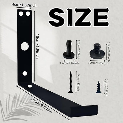 Shelf Brackets for Suncast Sheds,Iron Shelf Accessory Outdoor Sheds Storage,with EZ Bolt Assembly,Brackets Only (4)