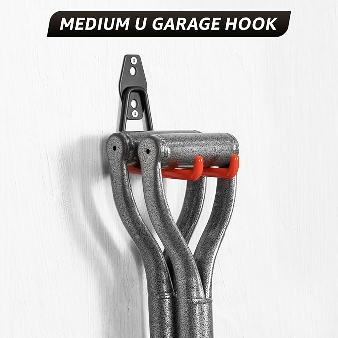 Heavy Duty Garage Hooks for Storage & Hanging Items, 30-Pack | for Hanging Bikes, Hoses, Ladders, Ropes, Garden Tools; for Garage, Warehouse, Yard, Shed