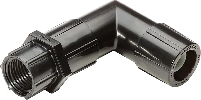 Rain Bird EAFPT-1S Drip Irrigation Elbow Adapter, 1/2" Female Pipe Thread x Easy Fit Universal Fitting, Fits All 1/2" and 5/8" Drip Tubing