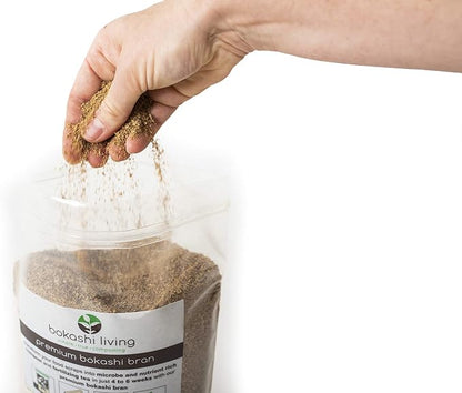 Premium Bokashi Composting Starter Kit (Includes 2 Bokashi Bins, 4.4 lbs of Bokashi Bran and Full Instructions