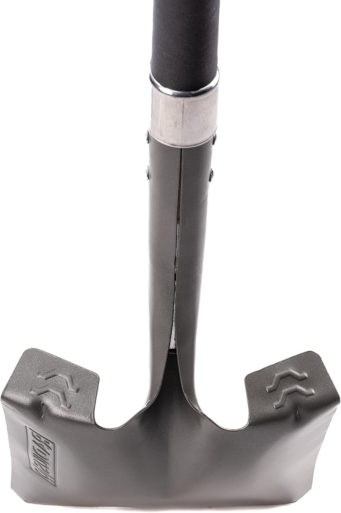 Radius Premium Long Handle Square-Point Shovel, Fiberglass Shaft