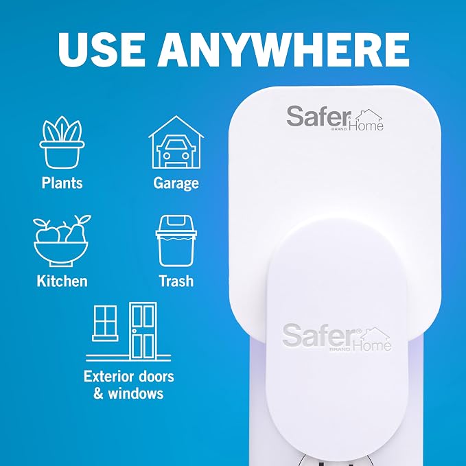 Safer Home Flying Insect Trap Official Refills | 3 Glue Card Refills for Plug-In Fruit Fly, Moth & Gnat Trap, Fruit Fly Killer, 24/7 Catch, SH503