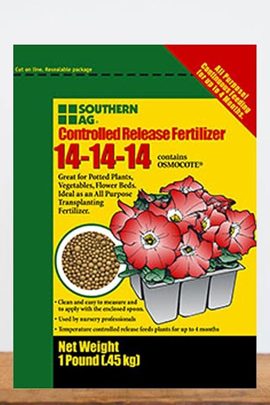 Southern Ag Osmocote Controlled Release Fertilizer 14-14-14, 5 LB Size: 5 LB (Pack of 8)