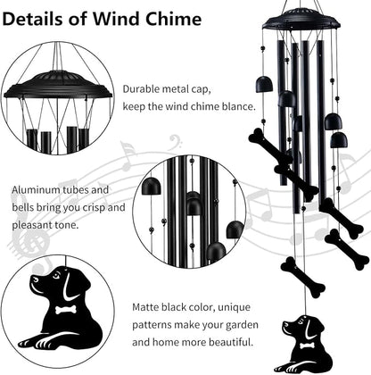 Wind Chimes for Outside, Hummingbird Deep Tone Vintage Wind Chime Outdoor Clearance, Patio Porch Balcony Decoration, Garden Hanging Decor Gifts for Women Mom Grandma
