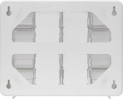 Akro-Mils 16-Drawer Plastic Drawer Storage Cabinet for Garage Organization, Beads, Makeup Organizer, Building Bricks Storage, Teacher Toolbox, 10-1/2-Inch W x 6-1/2-Inch D x 8-1/2-Inch H, 10116 White
