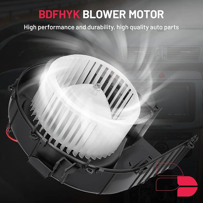 BDFHYK AC Heater Blower Motor Fan 700043 Compatible with Nissan Altima 2002-2004 L4 2.5L V6 3.5L,HVAC Blower Motor Assembly Replacement for BM9250C 272008J010 272258J000 272308J000