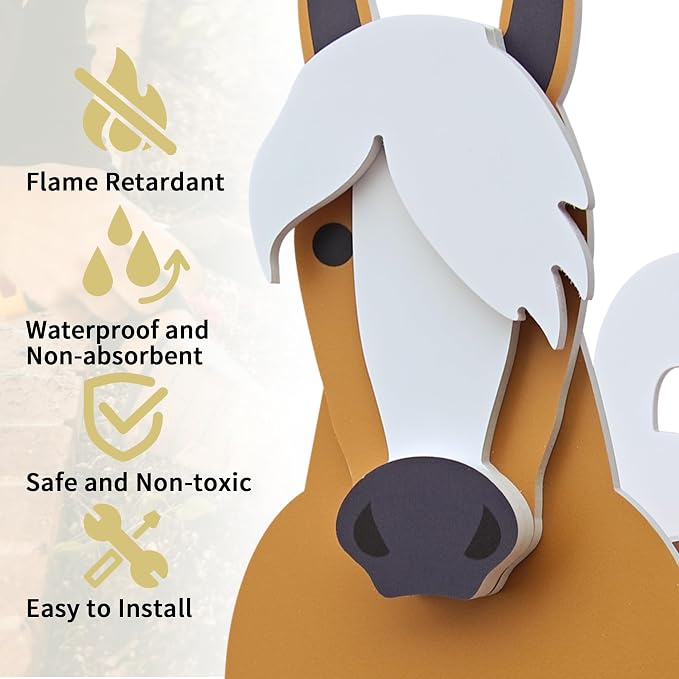 Horse Planter, Cute Animal Shape Flower Planters, Plant Pots for Indoor/Outdoor Garden Decor, Unique Gifts/Souvenirs for Pet Lovers