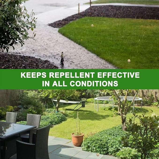 AJOQFKTD Snake Repellent for Yard Powerful, Snake Away Repellent for Outdoors Pet Safe, Backyard Snakes Deterrent, Copperhead Snake Repeller, Effective Rattlesnake Repellant 8P