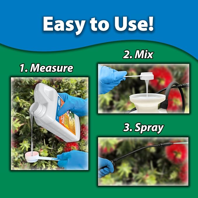 Monterey Take-Out Complete Insect Control I Pint - Kills 450+ Insects, Controls Mosquitoes, Fleas, Ants, Mites - 1 Pint Covers 8,000 Sq. Ft. - Bundled with Monterey Spoon