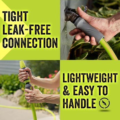 Flexzilla Garden Lead-in Hose with SwivelGrip, 5/8 in. x 10 ft., Lightweight All-Weather Water Hose, Durable and Flexible, Leak-Free Connections