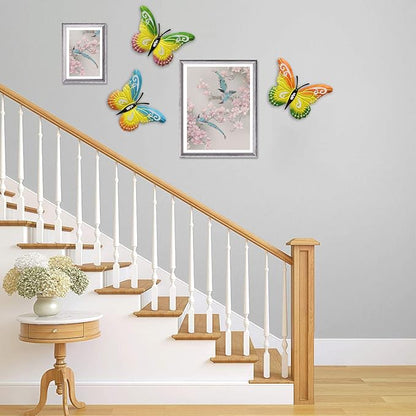 WKHOMEDECO Metal Wall Art, Wall Decor Sculpture Hanging for Indoor and Outdoor Decor, Outdoor Wall Art for Patio, Fence, Garden, Yard, Fence Decorations