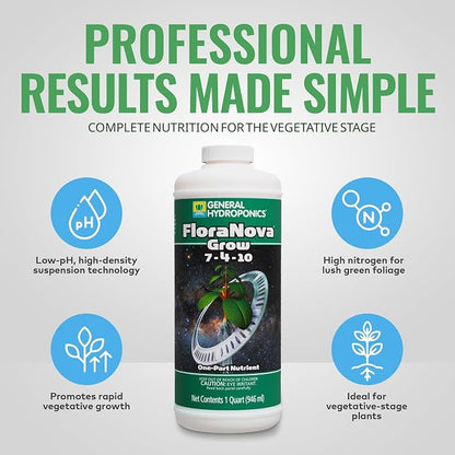 General Hydroponics GH1622 Fertilizer, 1 Quart