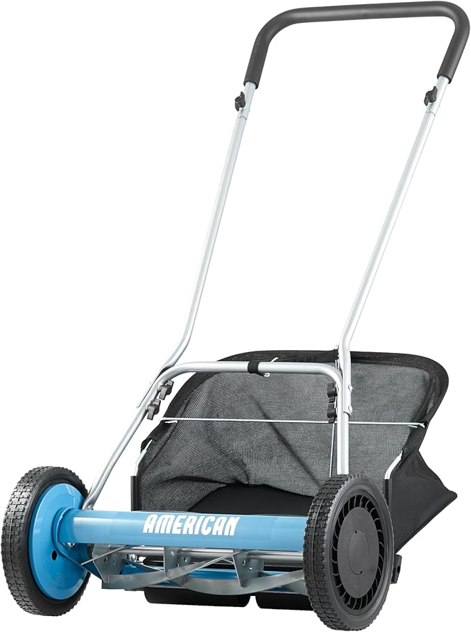 American Lawn Mower 2002-20 20" 5-Blade Reel Mower with Grass Catcher