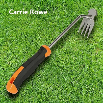 Weed Remover Tool,Garden Weed Tool, Portable Garden Weeding Tool for Vegetable Gardening Backyard Farm Planting & Weeding (Rubber Handle)
