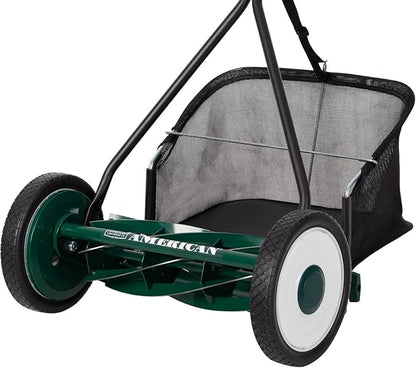American Lawn Mower 1725-16GC 16" 7-Blade Reel Mower with Grass Catcher