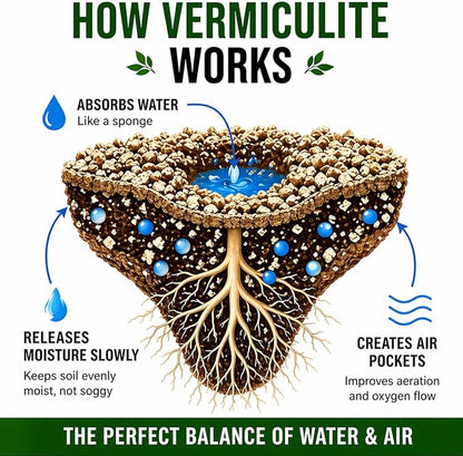 Palmetto Vermiculite - 4 Cubic Foot - Coarse