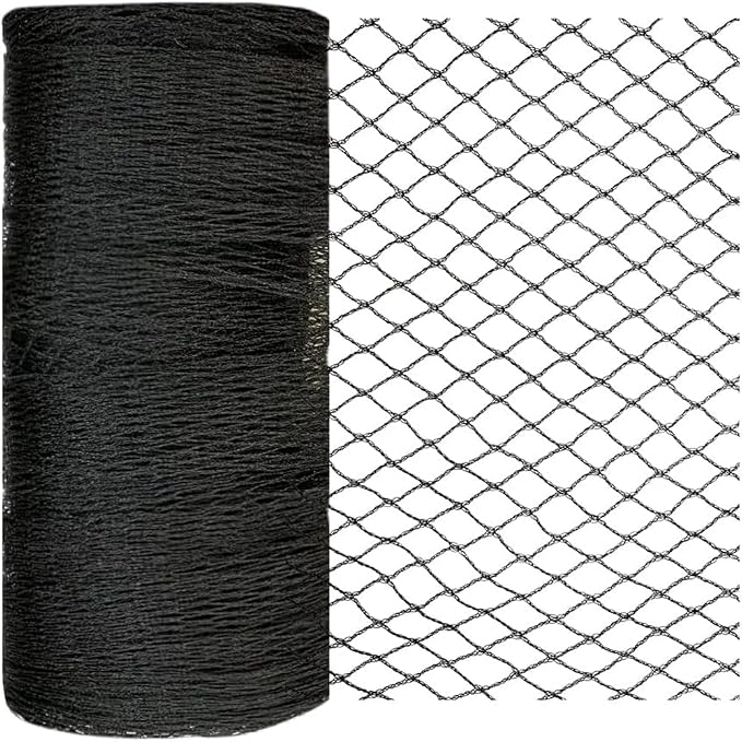 Bird Netting 10x30 Ft, 1/2 in Mesh Heavy Duty Garden Netting | Extra Strong Woven Mesh Netting Pest Barrier for Plants, Fruit Trees, Vegetables, Animal Fencing Against Birds, Deer, Poultry