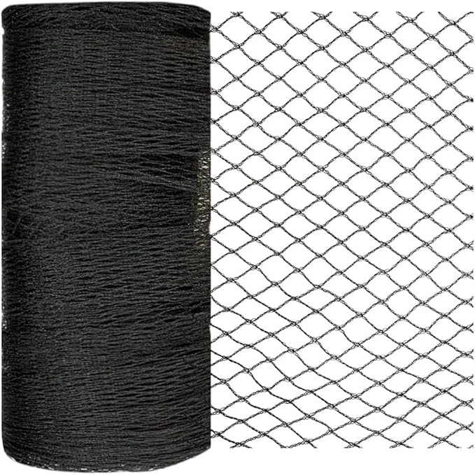 Bird Netting 15x40 Ft, 1/2 in Mesh Heavy Duty Garden Netting | Extra Strong Woven Mesh Netting Pest Barrier for Plants, Fruit Trees, Vegetables, Animal Fencing Against Birds, Deer, Poultry