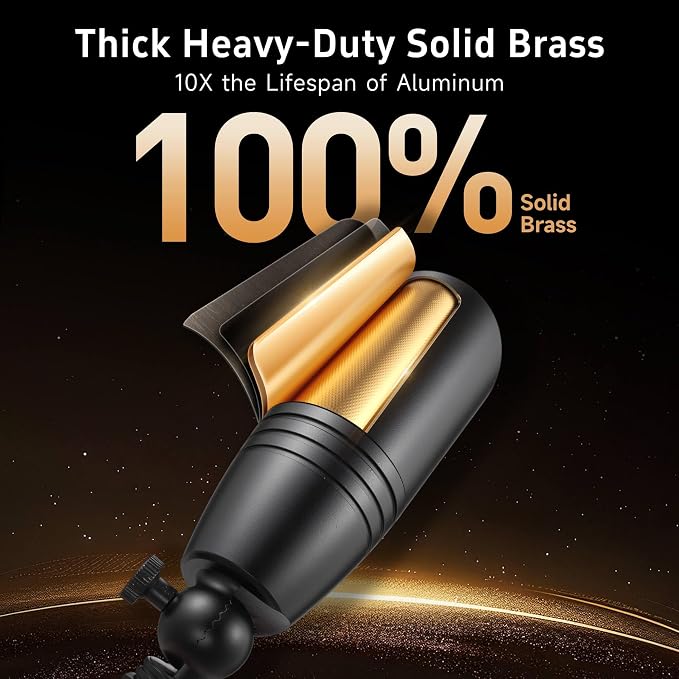 Gardenreet Die-Cast Brass Spot Light Outdoor - 12V LED Uplighting Waterproof, Low Voltage Landscape Lights Direct Wire, Black for Fence Fountain with Warm White MR16 Replaceable Bulbs (12 Pack)