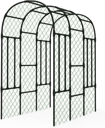 Trellis for Climbing Plants Outdoor - Cucumber Trellis for Raised Bed, Size:71 * 47 * 79 inch, Garden Trellis for Climbing Plants, Cucumber, Vegetable, Tomato, Flowers