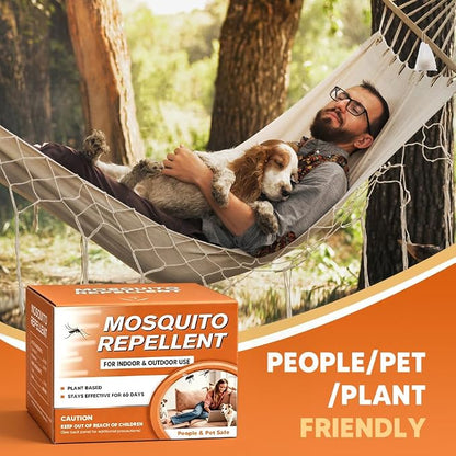 SCFKAOF Mosquito Repellent Outdoor Patio, Mosquito Deterrent for Yard, Indoor Mosquito Repellent Balls, Mosquito Repeller for Patio, Keep Mosquito Away, Covers 120 Sq. Ft, 60 Days Protection-8 Packs