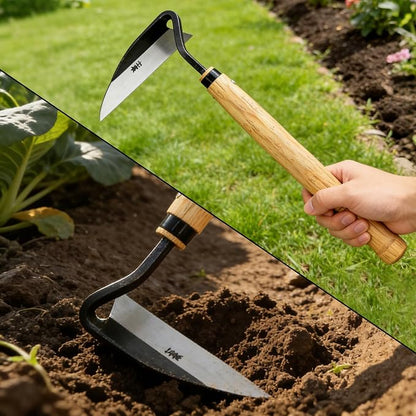 Kana Hoe 217 Japanese Garden Hand Hoe Sickle, Weeding Sickle (Hand Hoe)