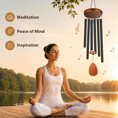Winzwon Wind Chimes for Outside, House Warming Gifts for Women | New Home Outdoor Gifts for Neighbor Hotness Parents, Garden Aluminum Hanging Metal Windchimes Outdoors for Patio Porch Yard