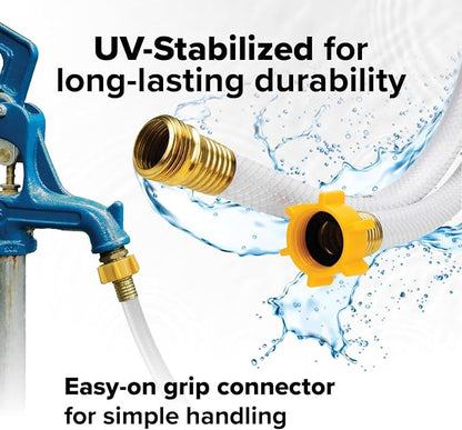 Camco TastePURE 4-Ft Water Hose - RV Drinking Water Hose Contains No Lead, No BPA & No_Phthalate-Features Reinforced Design & Crafted of PVC-1/2” Inside Diameter, Made in the USA (22763) (Pack of 6)