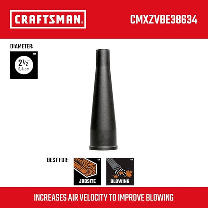 CRAFTSMAN CMXZVBE38634 2-1/2 in. Blower Nozzle Wet Dry Vac Attachment