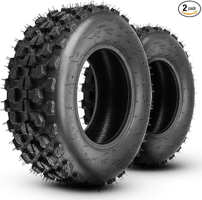 PHILTOP 21x7-10 ATV UTV Tires, 4-Ply Super Mud 21x7-10 ATV All-Terrain Tires for Riding Mowers, Golf Carts, Off-Road,2 Pcs,Tubeless (Z-116)