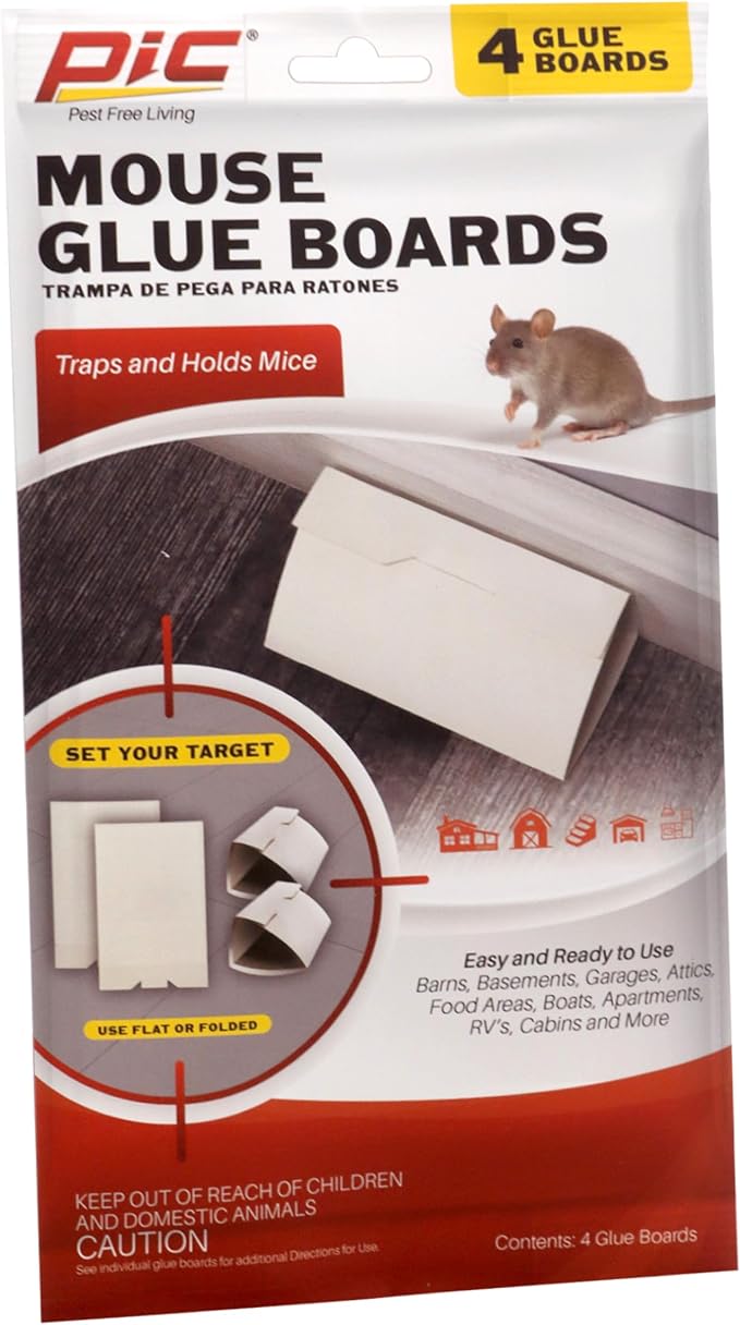 Pic GMT4F Glue Mouse Board, 4-Pack